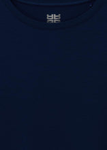 Load image into Gallery viewer, RIANI 3/4 Length Sleeve T-Shirt in Deep Blue

