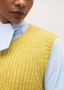Rosso35 Sleeveless Knit in Yellow