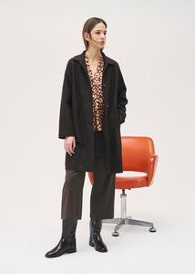 Rosso35 Crop Leg Trousers in Chocolate