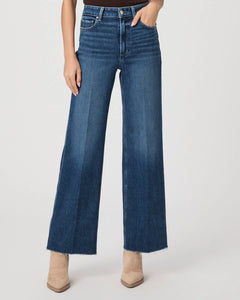 Paige Anessa Wide-Leg Jeans in Arpeggio