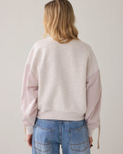 Load image into Gallery viewer, Summum Sweater with Cotton Sleeves in Ivory
