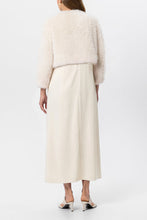Load image into Gallery viewer, Luisa Cerano Faux Fur Jacket in Eggshel
