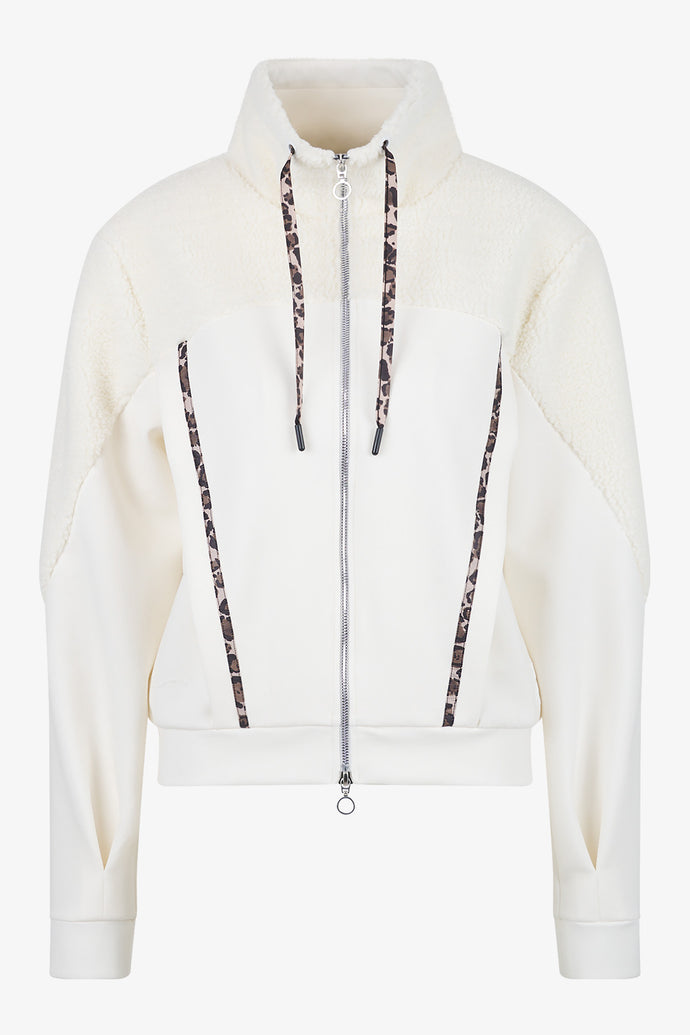Sportalm Sweat Jacket with Teddy Fabric