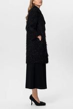 Load image into Gallery viewer, Luisac Cerano Fringe-Style Coat in Black
