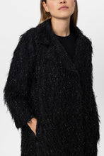 Load image into Gallery viewer, Luisac Cerano Fringe-Style Coat in Black
