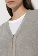 Load image into Gallery viewer, Luisa Cerano Knit Blouson with Zip Detail
