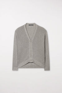 Luisa Cerano Knit Blouson with Zip Detail