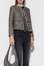 Load image into Gallery viewer, Luisa Cerano Herringbone Tweed Jacket
