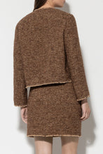 Load image into Gallery viewer, Luisa Cerano Tweed Jacket in Hazelnut
