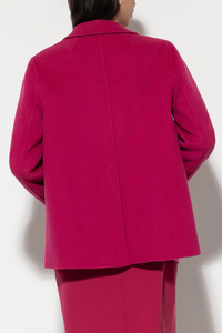 Luisa Cerano Doubleface Jacket in Berry Pink