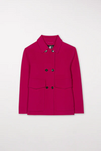 Load image into Gallery viewer, Luisa Cerano Doubleface Jacket in Berry Pink
