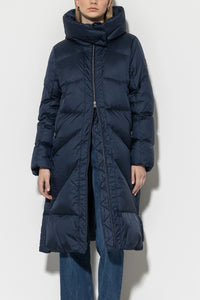 LUISA CERANO Down Coat in Navy