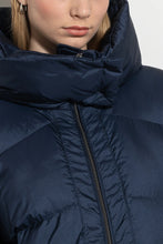 Load image into Gallery viewer, LUISA CERANO Down Coat in Navy
