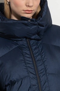 LUISA CERANO Down Coat in Navy