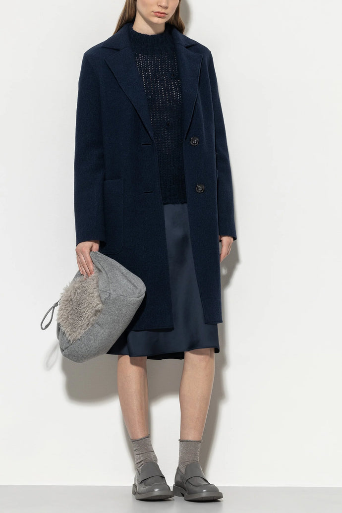 LUISA CERANO Blazer coat in Navy