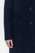 Load image into Gallery viewer, LUISA CERANO Blazer coat in Navy
