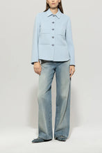 Load image into Gallery viewer, Luisa Cerano Double-Face Shirt Jacket in Sky Blue
