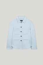 Load image into Gallery viewer, Luisa Cerano Double-Face Shirt Jacket in Sky Blue
