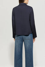 Load image into Gallery viewer, Luisa Cerano Double-Face Shirt Jacket in Navy
