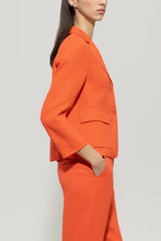 Load image into Gallery viewer, Luisa Cerano Linen Blend Blazer in Hibiscus

