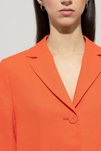 Load image into Gallery viewer, Luisa Cerano Linen Blend Blazer in Hibiscus

