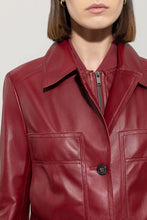 Load image into Gallery viewer, Luisa Cerano Lamb Nappa Biker Jacket
