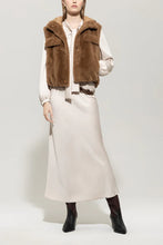 Load image into Gallery viewer, Luisa Cerano Vest in Fur Look
