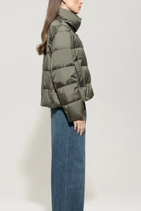 Luisa Cerano Outdoor Down Jacket in Khaki