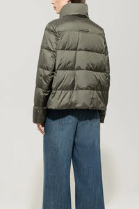Luisa Cerano Outdoor Down Jacket in Khaki