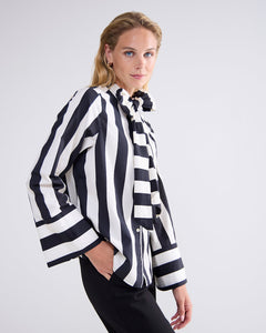 Summum Black & White Blouse