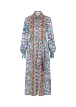 Load image into Gallery viewer, RIANI Art Deco Printed Shirt Dress in Multicolour
