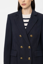 Load image into Gallery viewer, Luisa Cerano Gabardine Blazer in Navy
