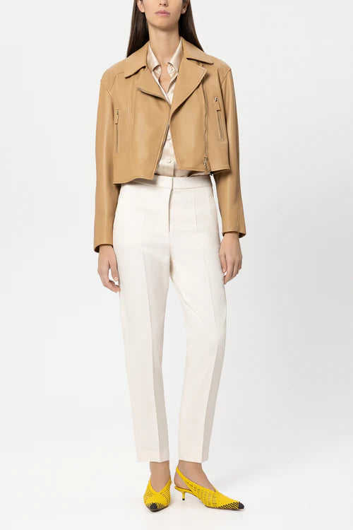 Luisa Cerano Lamp Nappa Leather Jacket