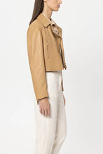 Load image into Gallery viewer, Luisa Cerano Lamp Nappa Leather Jacket
