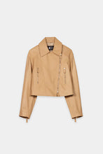 Load image into Gallery viewer, Luisa Cerano Lamp Nappa Leather Jacket
