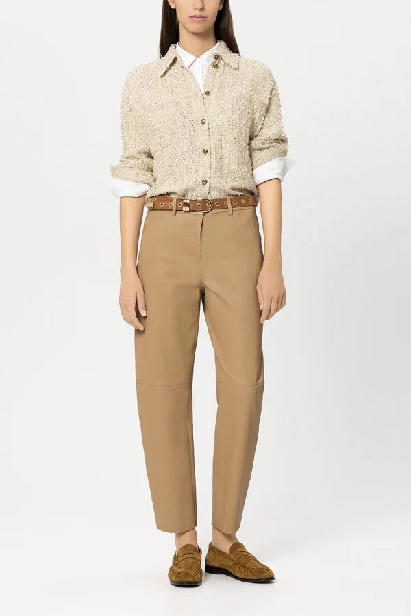 Luisa Cerano Tweed Shirt Jacket