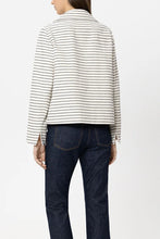 Load image into Gallery viewer, Luisa Cerano Striped Caban Jacket in Navy
