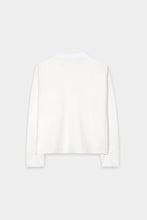 Load image into Gallery viewer, Luisa Cerano Fine Knit Cardigan in White
