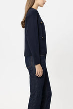 Load image into Gallery viewer, Luisa Cerano Fine Knit Cardigan in Navy
