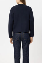 Load image into Gallery viewer, Luisa Cerano Fine Knit Cardigan in Navy
