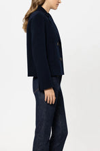 Load image into Gallery viewer, Luisa Cerano Double-Face Cabian Jacket in Navy
