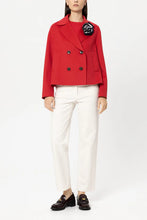 Load image into Gallery viewer, Luisa Cerano Double-Face Cabian Jacket in Red
