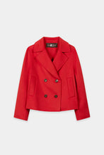 Load image into Gallery viewer, Luisa Cerano Double-Face Cabian Jacket in Red
