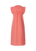 Load image into Gallery viewer, Riani Ruffled Midi Dress in Corail
