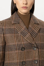Load image into Gallery viewer, Luisa Cerano Checked Wool-Blend Blazer in Multi
