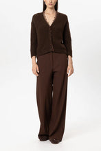 Load image into Gallery viewer, Luisa Cerano Alpaca Blend Cardigan in Marone
