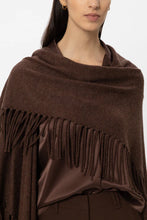 Load image into Gallery viewer, Luisa Cerano Cape made of Alpaca Mix in Marone
