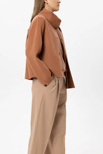 Load image into Gallery viewer, Luisa Cerano Double-Face Jacket with Scarf in Brick
