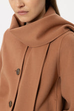 Load image into Gallery viewer, Luisa Cerano Double-Face Jacket with Scarf in Brick
