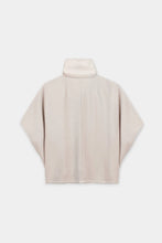 Load image into Gallery viewer, Luisa Cerano Wool-Blend Outdoor Cape in Pearl
